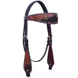 BER119-Western Leather Headstall