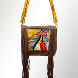 LC-ADBGM109R2 Crossbody Genuine Western Leather Women Bag