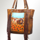 LC-ADBGM166R35 Tote Genuine Western Leather Women Bag