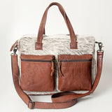 LC-ADBG264BRAH Tote Hair On Genuine Western Leather Women Bag