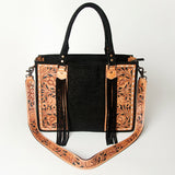 ADBG230 Tote Embossed Genuine Western Leather Women Bag