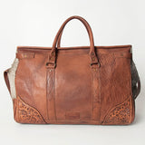 ADBG516 Duffel Genuine Western Leather Women Bag Sage