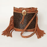 LC-ADBGI102E Bucket Hair On Genuine Western Leather Women Bag