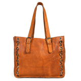 LC-NMBGR109TAN Tote Genuine Leather women bag western Bag