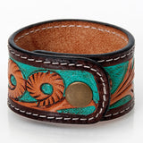 LC-ADBRF173 carved Genuine Leather Bracelet women