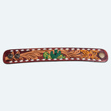 LC-ADBRF174 carved Genuine Leather Bracelet women