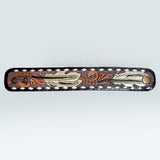 LC-ADBRF179 carved Genuine Leather Bracelet women