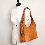 ADBGA220 Hobo Hand Tooled Genuine Western Leather Women Bag