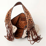 ADBGA223 Hobo Hair On Genuine Western Leather Women Bag