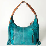 ADBG803 Hobo Hair On Genuine Western Leather Women Bag Pearl