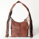 ADBG803 Hobo Hair On Genuine Western Leather Women Bag Pearl