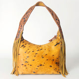 ADBG803 Hobo Hair On Genuine Western Leather Women Bag Pearl