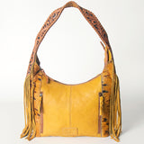 ADBG803 Hobo Hair On Genuine Western Leather Women Bag Pearl