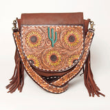 ADBGA163 Crossbody Hand Tooled Genuine Western Leather Women Bag