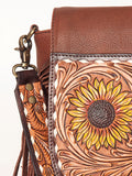 ADBGA163 Crossbody Hand Tooled Genuine Western Leather Women Bag