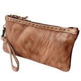 LC-NMBG101G Wristlet Genuine Leather women bag western Bag