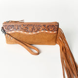 LC-ADBG344DM1C Wristlet Genuine Western Leather Women Bag Sally