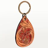 ADKR205 Hand Tooled Genuine Leather Keyring