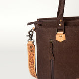 ADBG230 Tote Embossed Genuine Western Leather Women Bag