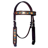 BER149-Western Leather Headstall