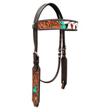 BER154-Western Leather Headstall