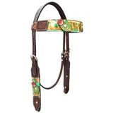 BER162-Western Leather Headstall