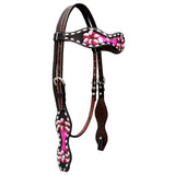 BER165-Western Leather Headstall