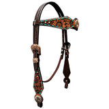 BER169-Western Leather Headstall