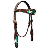 BER171-Western Leather Headstall