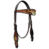 BER180-Western Leather Headstall