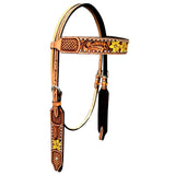 BER186-Western Leather Headstall