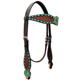 BER188-Western Leather Headstall