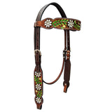 BER189-Western Leather Headstall