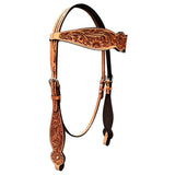 BER192-Western Leather Headstall