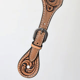 BER192-Western American Leather Spur Strap