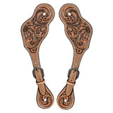 BER192-Western American Leather Spur Strap