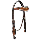 BER193-Western Leather Headstall