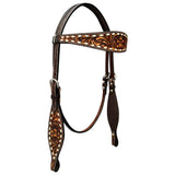 BER196-Western Leather Headstall