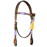 BER205-Western Leather Headstall