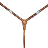 BER209-Western Leather Breast Collar