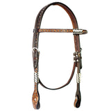 BER213-Western Leather Headstall