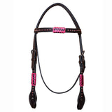 BER215-Western Leather Headstall