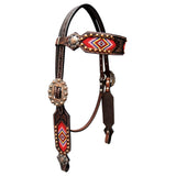 BER220-Western Leather Headstall