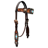 BER221-Western Leather Headstall