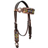 BER223-Western Leather Headstall