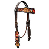 BER224-Western Leather Headstall