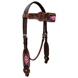 BER227-Western Leather Headstall