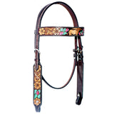 BER236-Western Leather Headstall