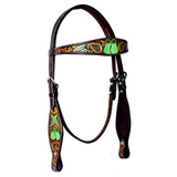 BER239-Western Leather Headstall