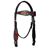 BER241-Western Leather Headstall